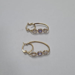 ARRACADAS PAR ORO 10 K 3,40 GRMS (SEMINUEVO)