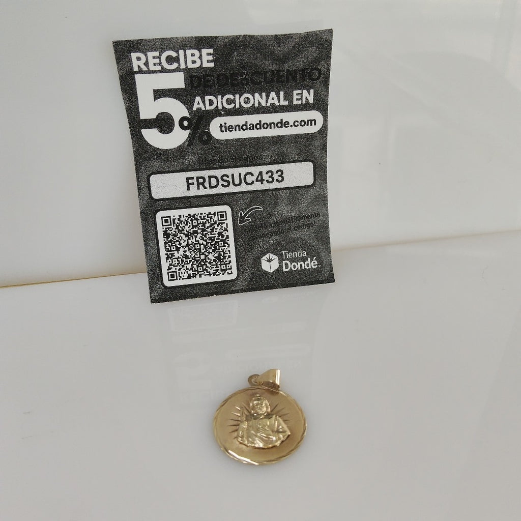 MEDALLA RELIGIOSA ORO 10 K 2,40 GRMS (SEMINUEVO)
