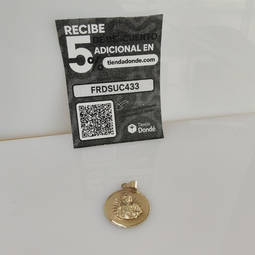 MEDALLA RELIGIOSA ORO 10 K 2,40 GRMS (SEMINUEVO)