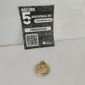 MEDALLA RELIGIOSA ORO 10 K 2,40 GRMS (SEMINUEVO)