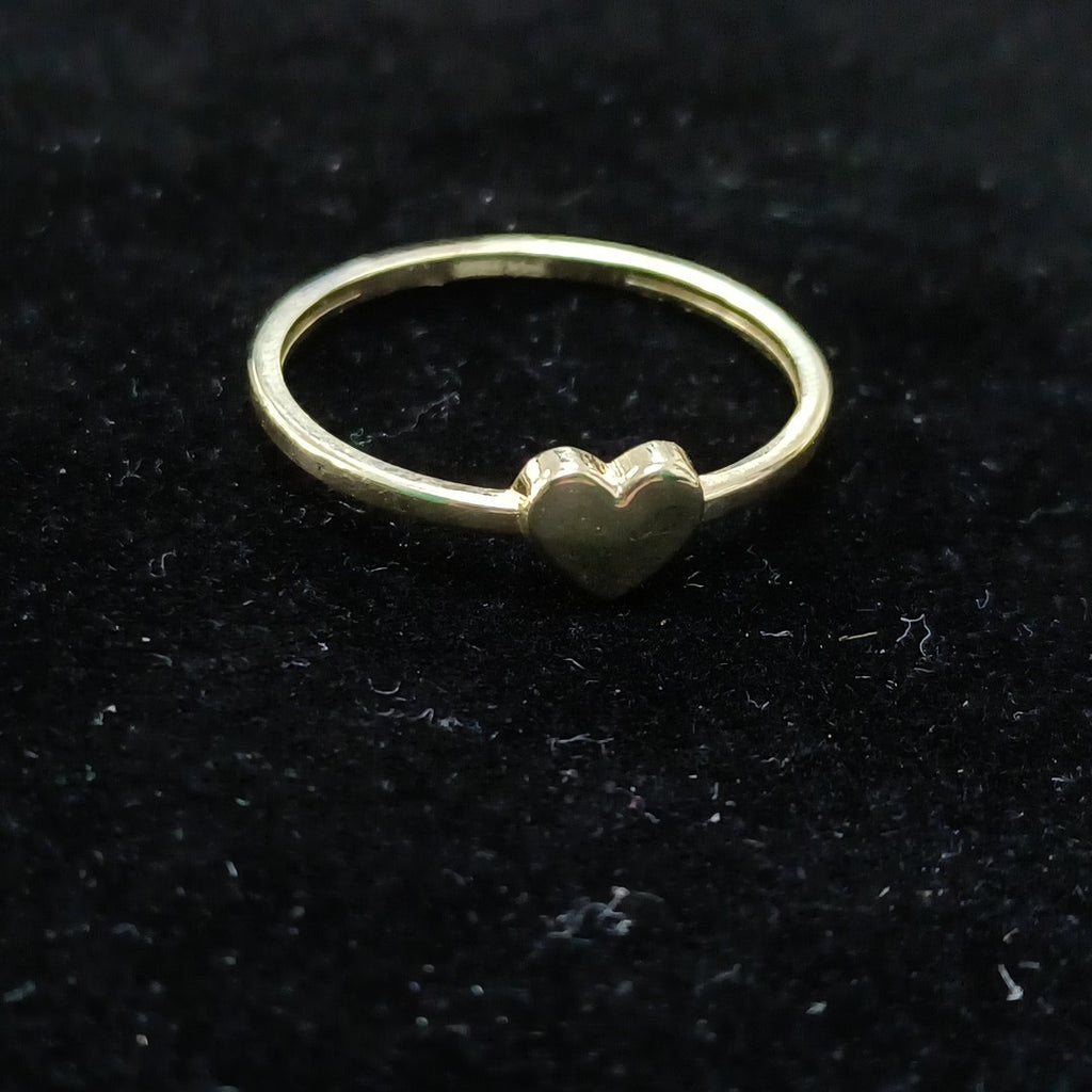 ANILLOS ANILLITO FIG CORAZON 10K TALLA 9 1.1 GR (NUEVO)