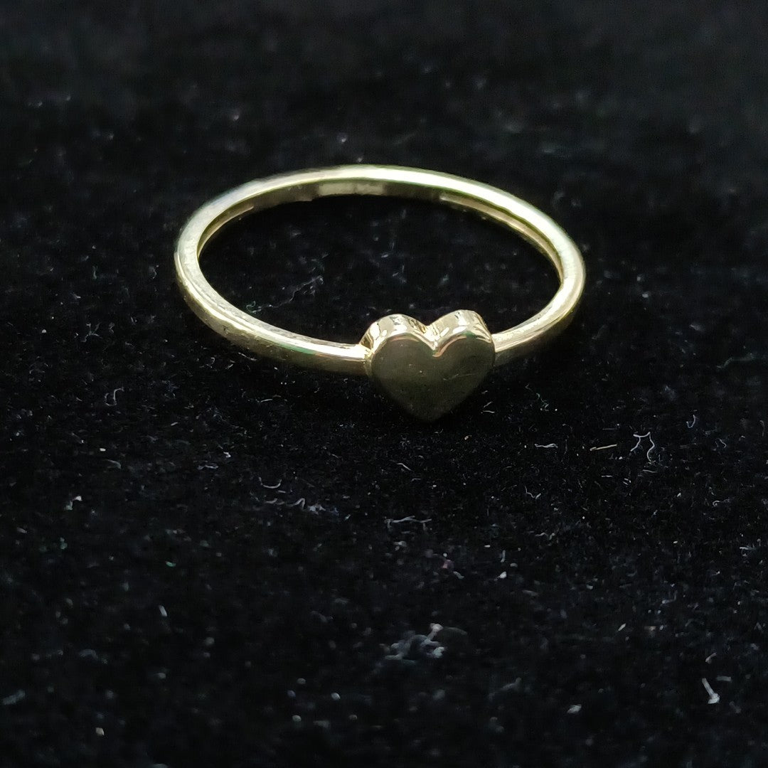ANILLOS ANILLITO FIG CORAZON 10K TALLA 9 1.1 GR (NUEVO)
