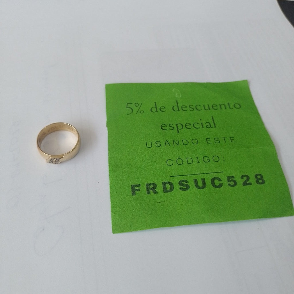 ARGOLLA ORO 14 K 3.4 GRMS (SEMINUEVO)