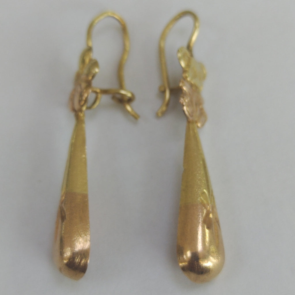 ARETES PAR ORO 14 K 2.1 GRMS (SEMINUEVO)