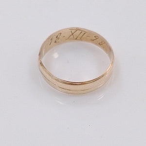 ARGOLLA ORO 14 K 1.9 GRMS (SEMINUEVO)