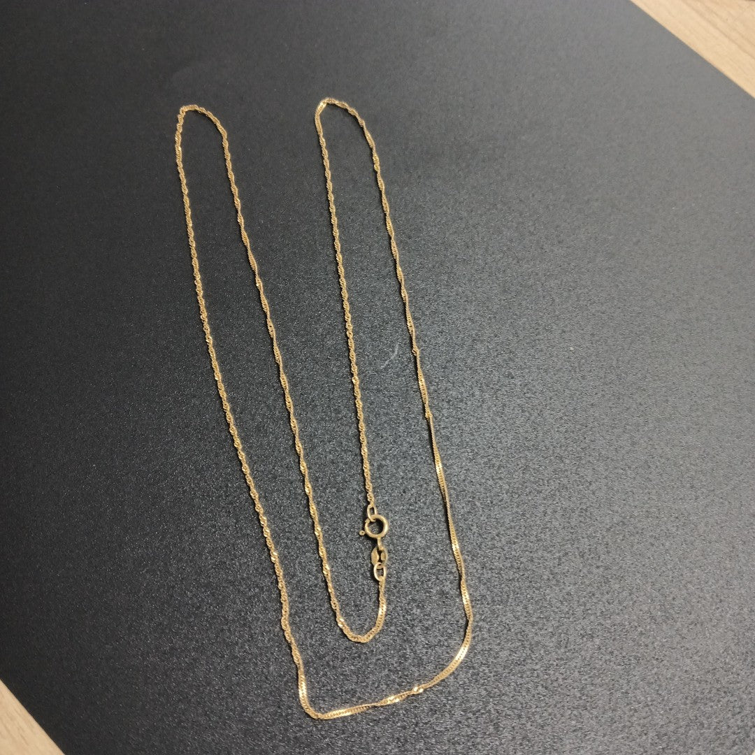CADENA ORO 14 K 1.6 GRMS (SEMINUEVO)