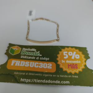 PULSERA ESCLAVA 3X1 10K 18 CM 2.5 GR (NUEVO)
