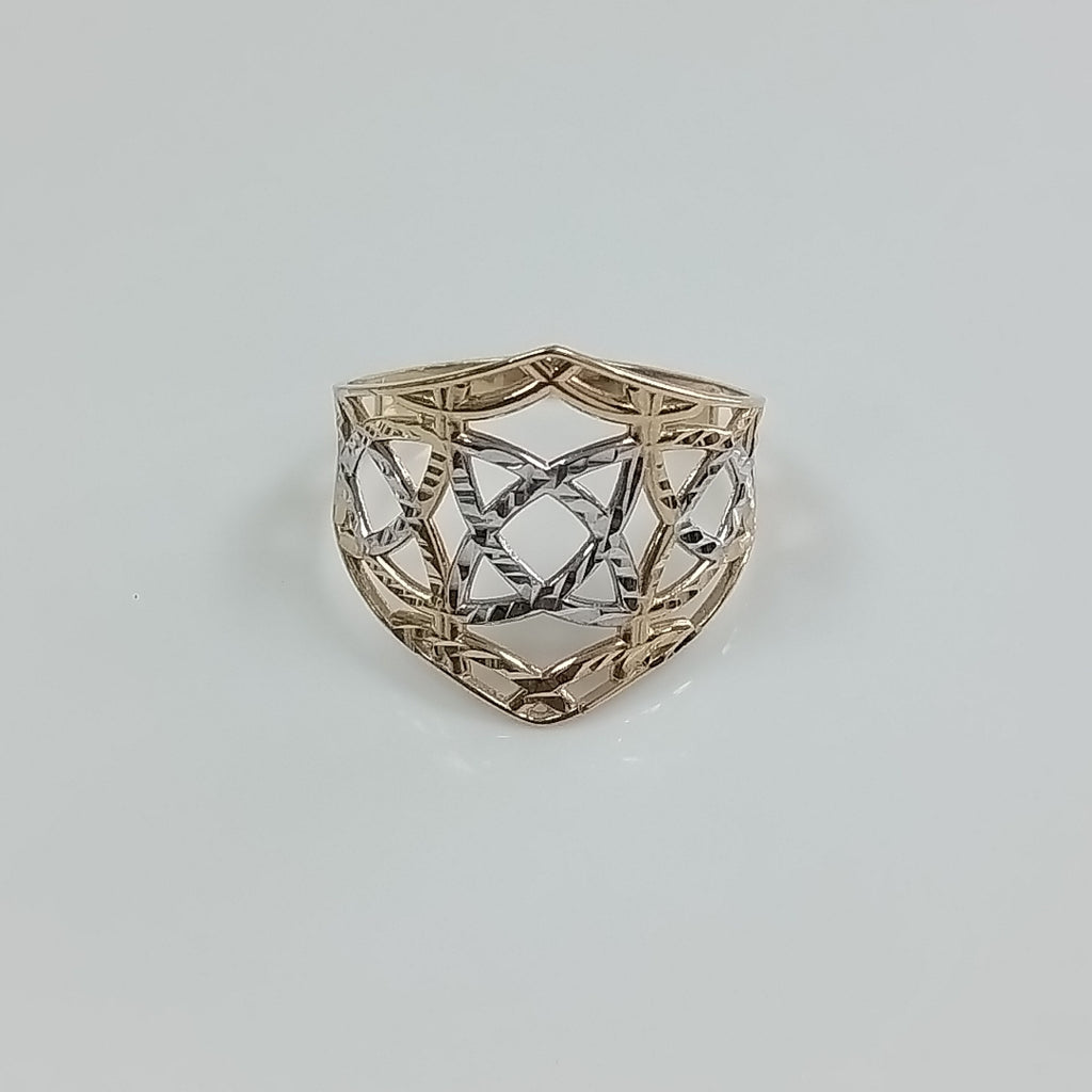 ANILLOS CON ESTRELLA CELTA 14K TALLA 9 2.2 GR (NUEVO)