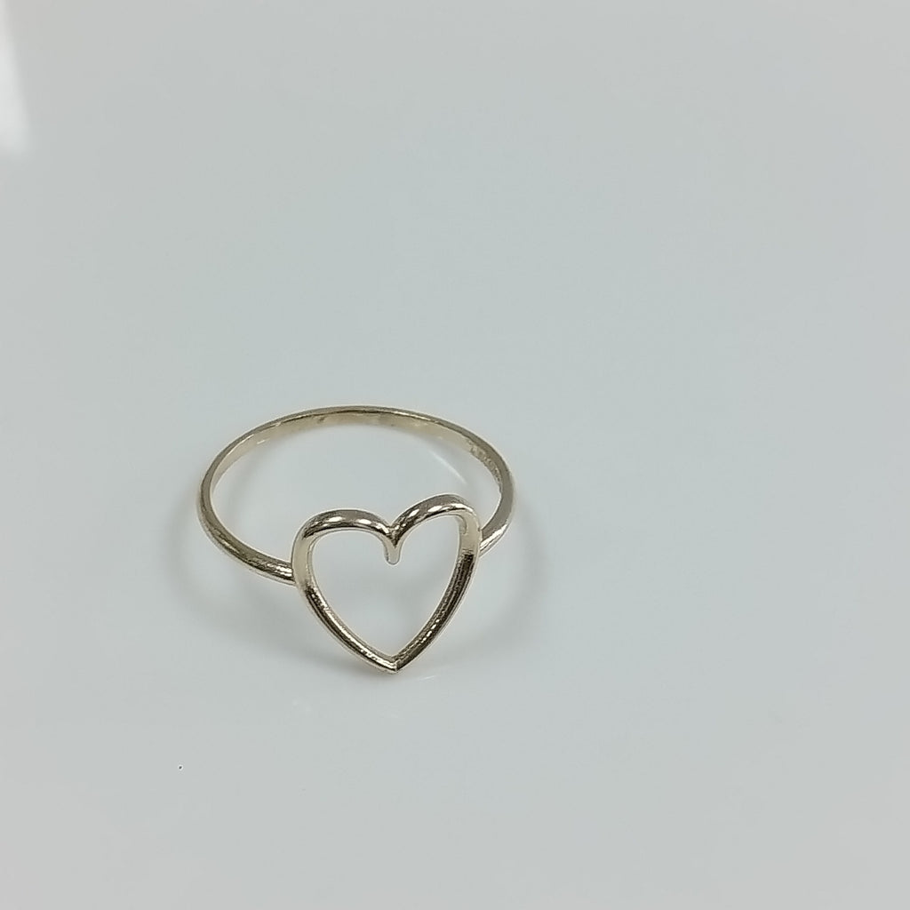 ANILLOS ANILLITO FIG CORAZON 10K TALLA 7 0.8 GR (NUEVO)