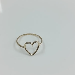ANILLOS ANILLITO FIG CORAZON 10K TALLA 7 0.8 GR (NUEVO)