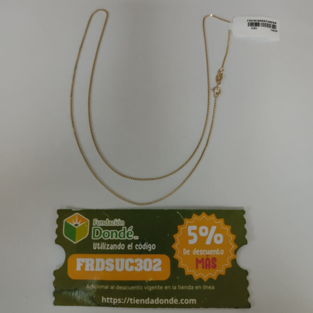 CADENA VENECIANO 14K 55 CM 2.4 GR (NUEVO)