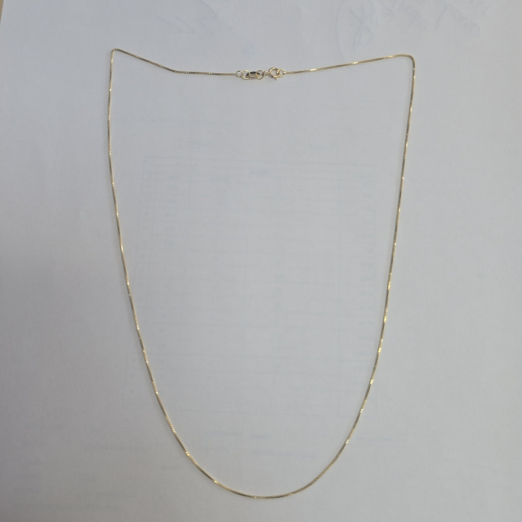 CADENA VENECIANO 14K 50 CM 1.6 GR (NUEVO)