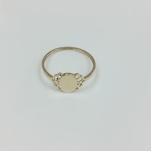 ANILLOS ANILLITO 10K TALLA 7 0.9 GR (NUEVO)