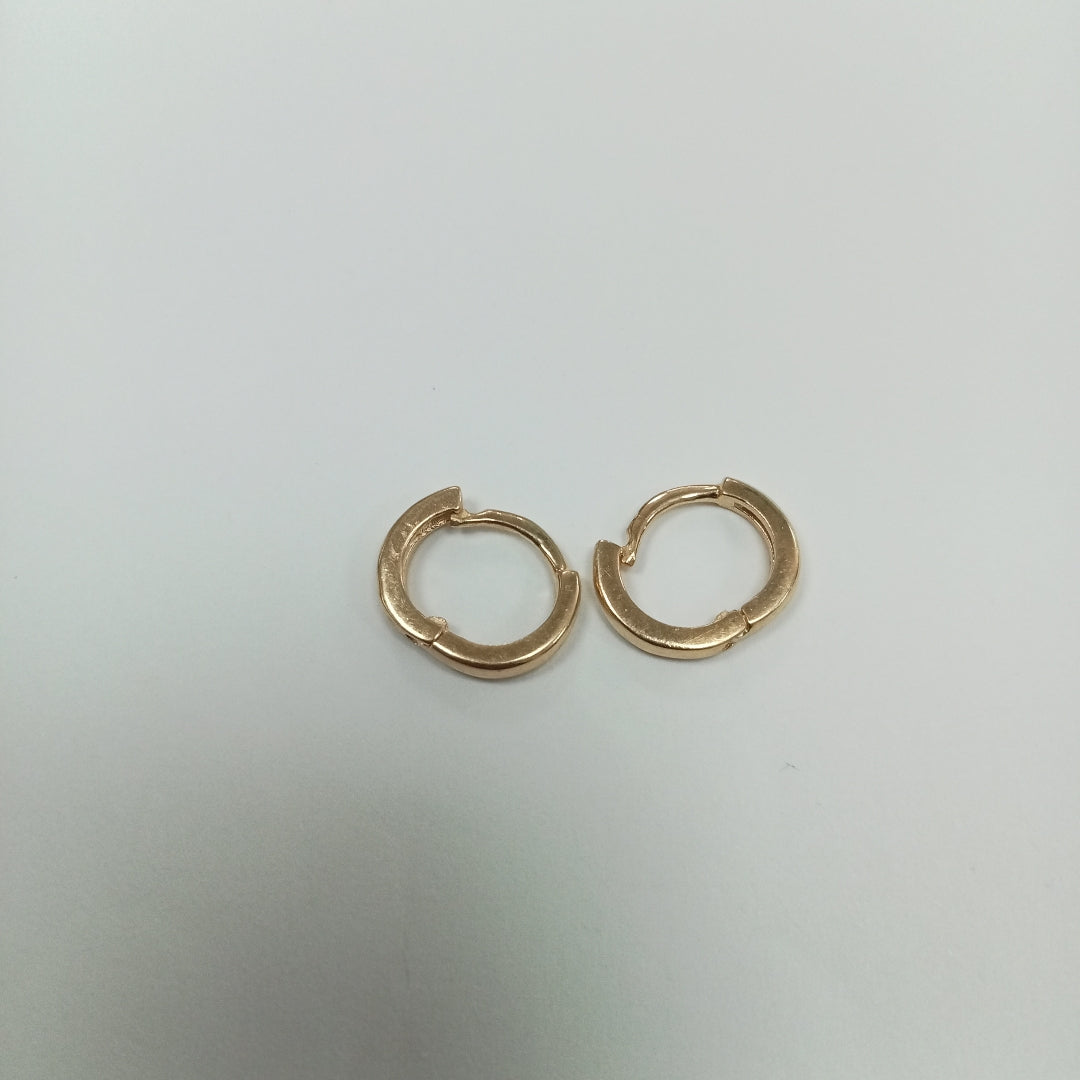 ARETES HUGGIE 14K 1.4 GR (NUEVO)