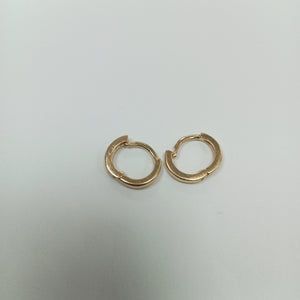 ARETES HUGGIE 14K 1.4 GR (NUEVO)