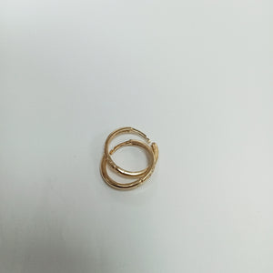 ARETES HUGGIES C CIRCONIA 14K 1.8 GR (NUEVO)