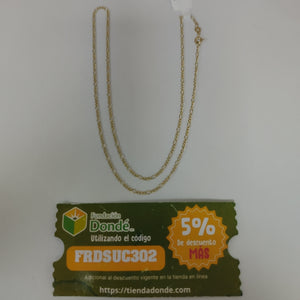 CADENA TEJIDO 3X1 14K 55 CM 2.3 GR (NUEVO)