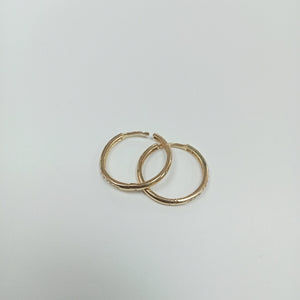 ARETES ARRACADAS C CIRCONIAS 14K 1.8 GR (NUEVO)