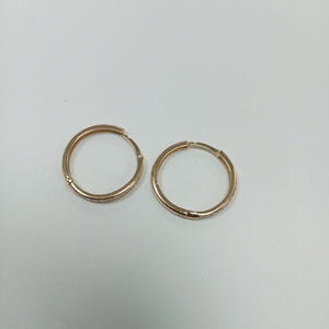 ARETES ARRACADAS C CIRCONIAS 14K 1.9 GR (NUEVO)