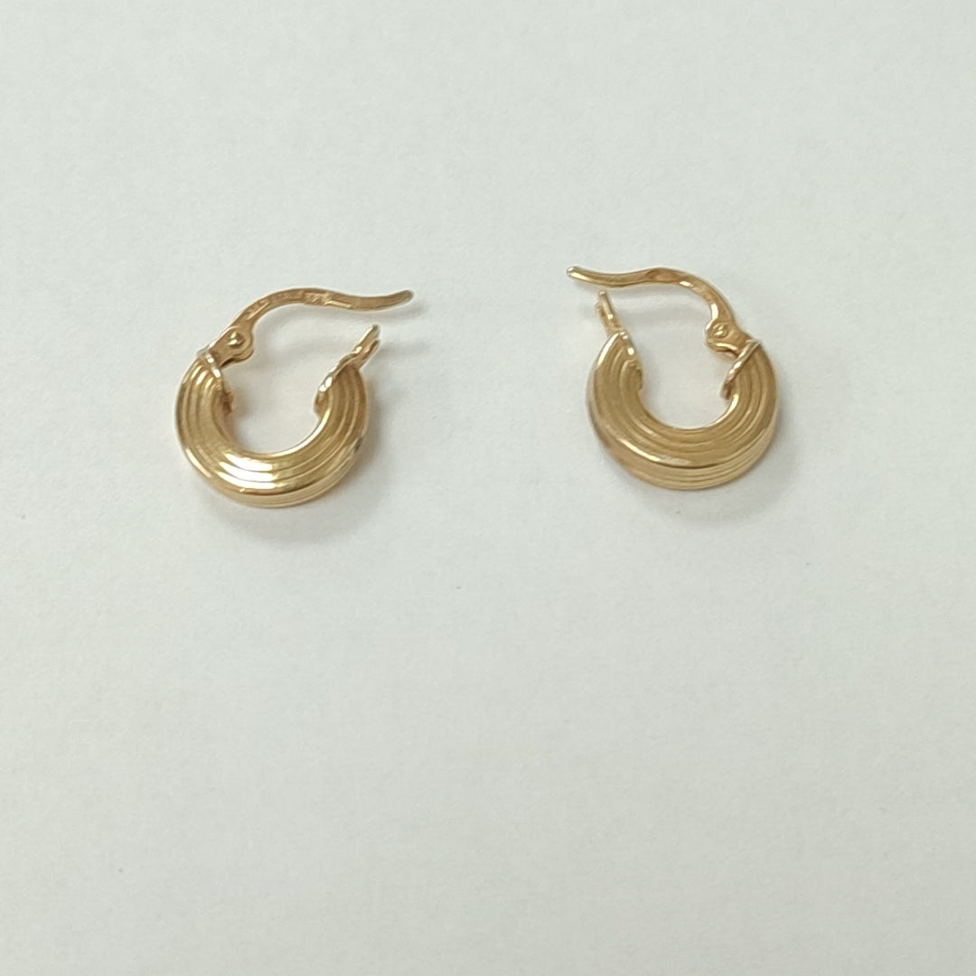 ARRACADAS PAR ORO 10 K 1,30 GRMS (SEMINUEVO)