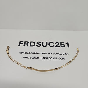 ESCLAVA ORO 14 K 2,50 GRMS (SEMINUEVO)
