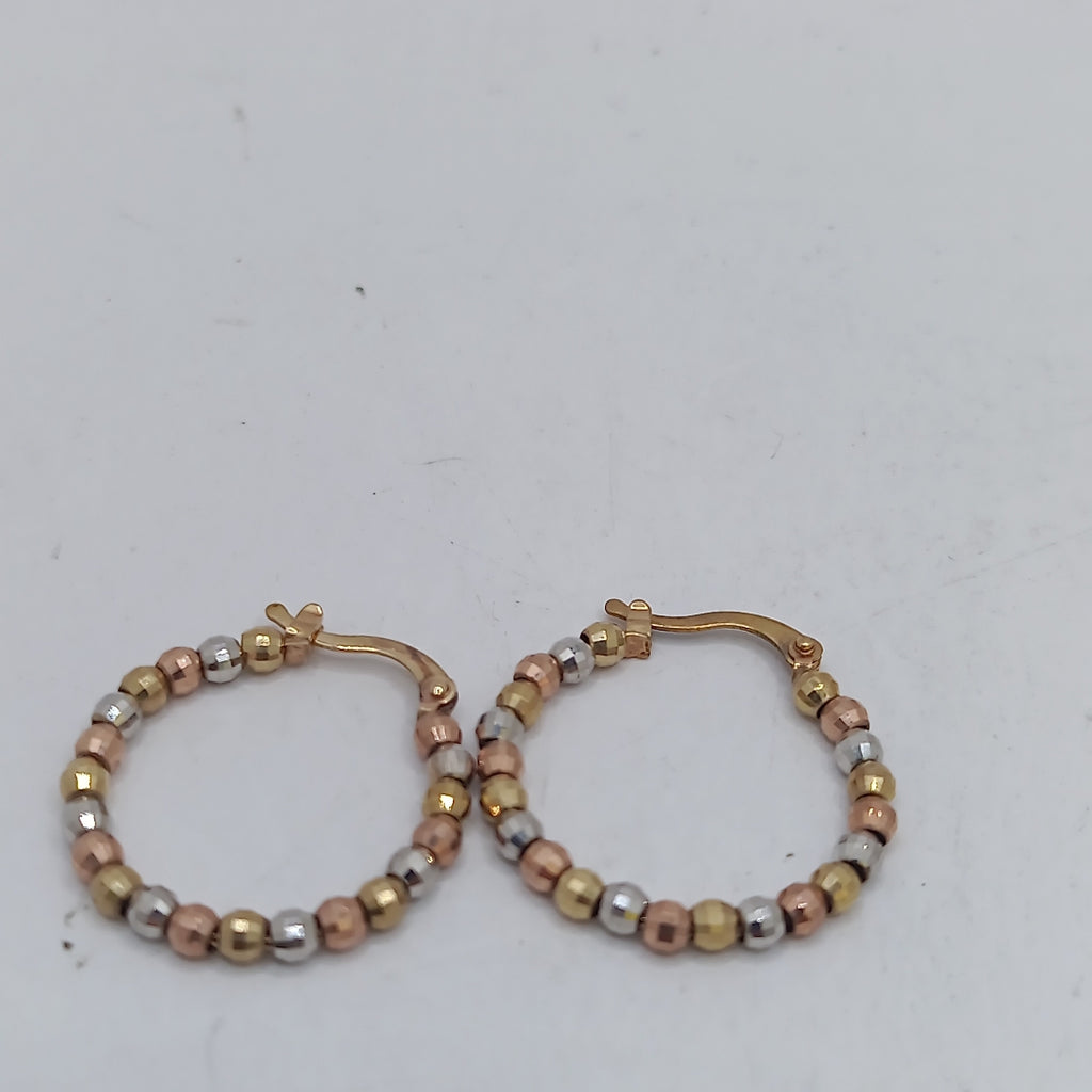 ARRACADAS PAR ORO 10 K 3.3 GRMS (SEMINUEVO)