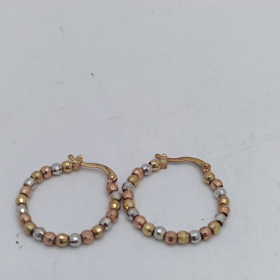 ARRACADAS PAR ORO 10 K 3.3 GRMS (SEMINUEVO)
