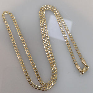 CADENA TEJIDO BARBADA 14K 55 CM 8.3 GR (NUEVO)