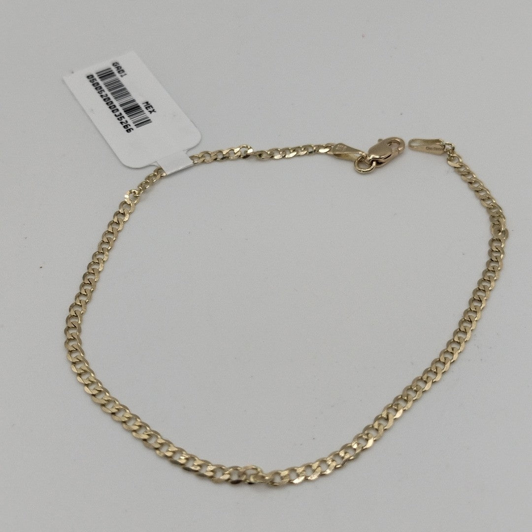 PULSERA BARBADA 14K 21 CM 2.2 GR (NUEVO)