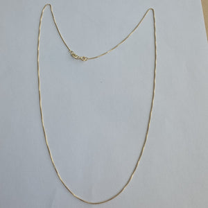 CADENA VENECIANO 14K 55 CM 1.7 GR (NUEVO)