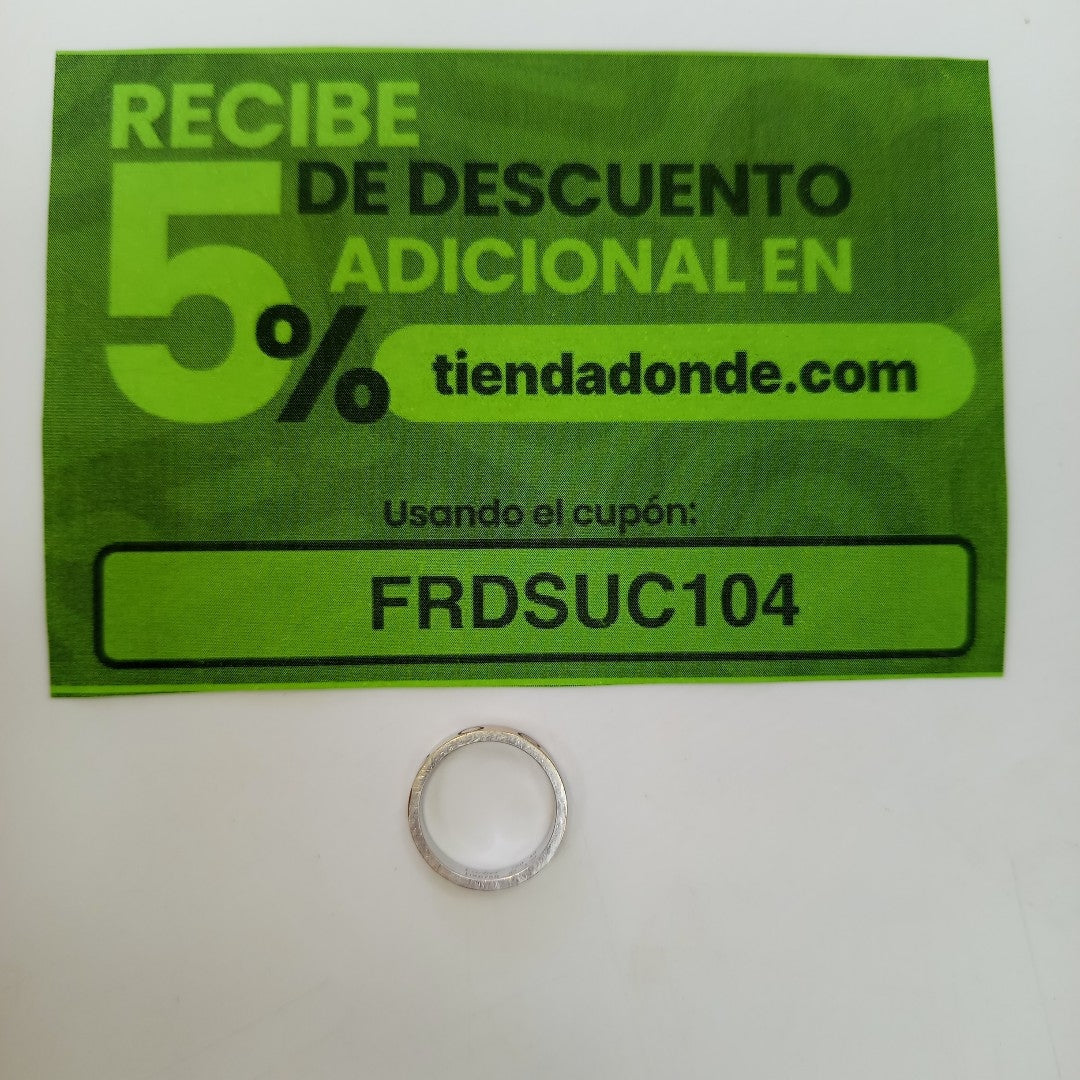 ARGOLLA ORO BLANCO 18 K 3.9 GRMS (SEMINUEVO)