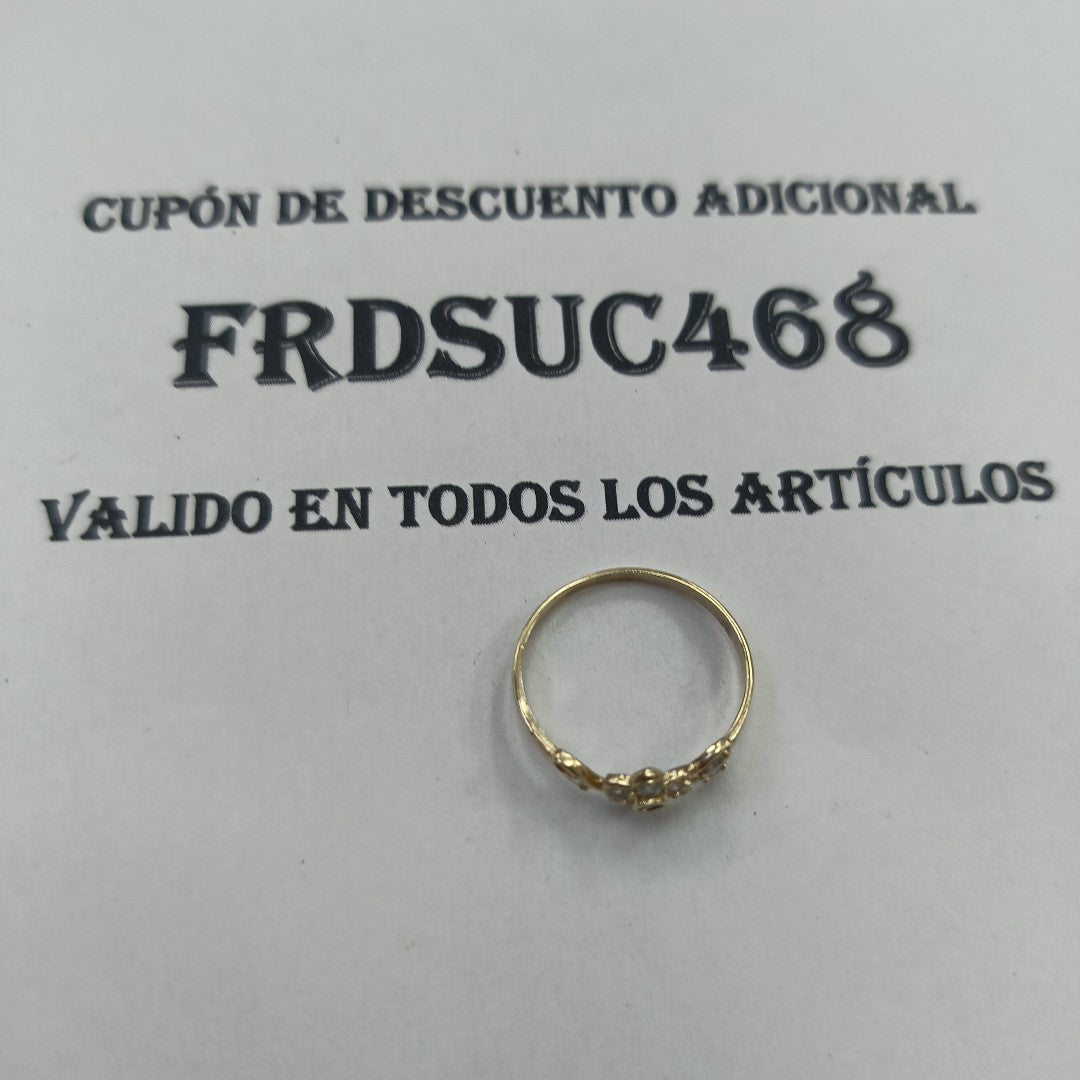 ANILLITO ORO 10 K 1.3 GRMS (SEMINUEVO)