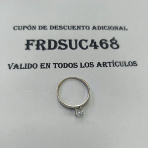 ANILLITO ORO, ORO BLANCO 10 K 2.1 GRMS (SEMINUEVO)