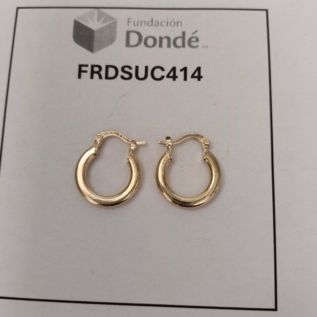 ARETES ARRACADAS 14K 1.6 GR (NUEVO)