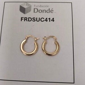 ARETES ARRACADAS 14K 1.6 GR (NUEVO)
