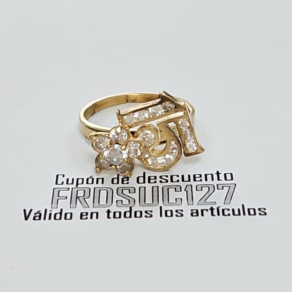 ANILLITO ORO 14 K 3.8 GRMS (SEMINUEVO)