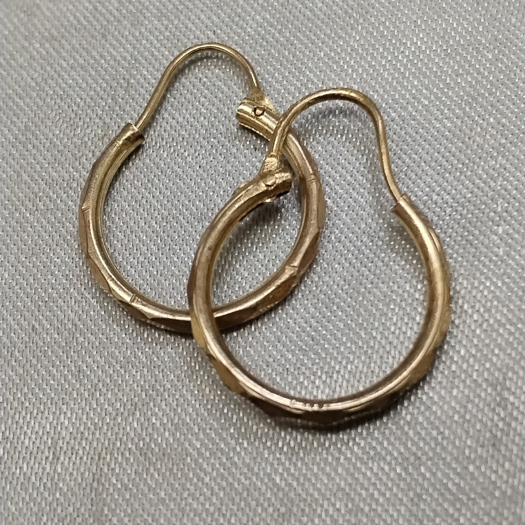 ARRACADAS PAR ORO 10 K 0,70 GRMS (SEMINUEVO)