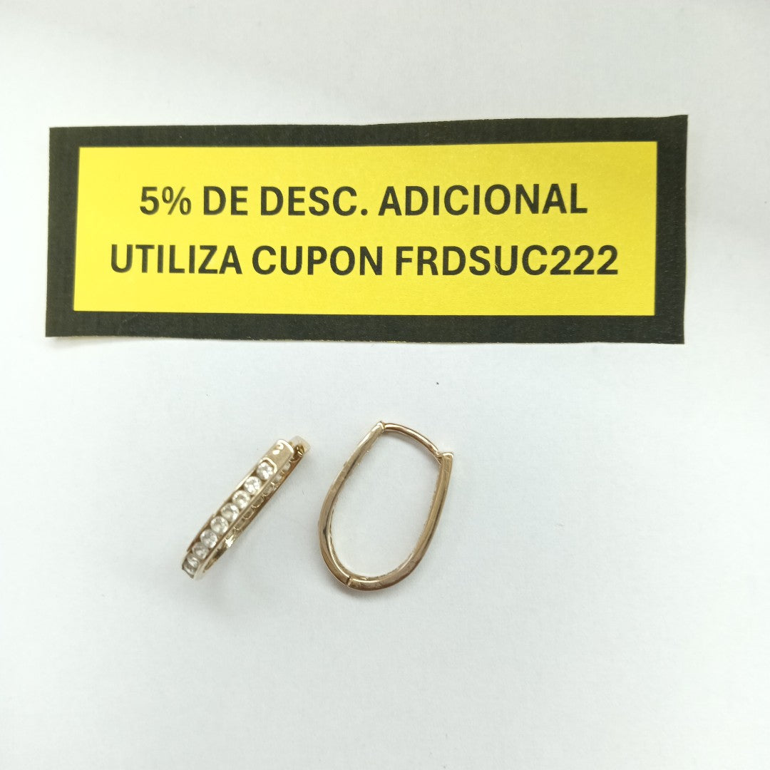 ARETES PAR ORO 10 K 2.7 GRMS (SEMINUEVO)