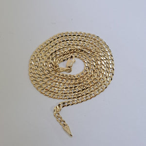 CADENA BARBADA 14K 60 CM 9.9 GR (NUEVO)