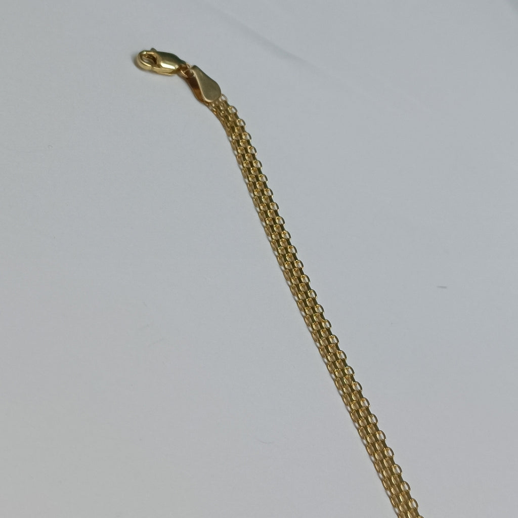 PULSERA ESPECIAL 14K 21 CM 5 GR (NUEVO)