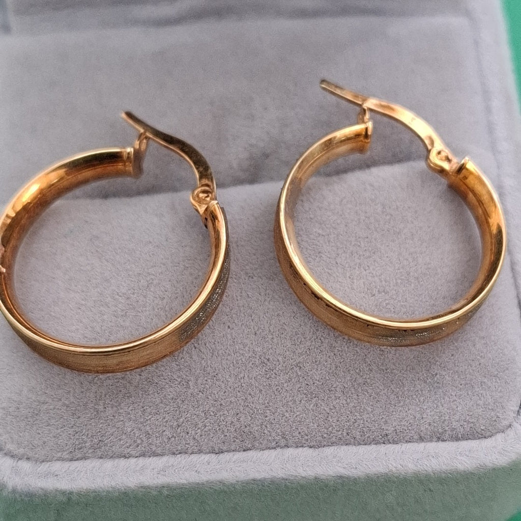 ARETES PAR ORO 14 K 2,00 GRMS (SEMINUEVO)