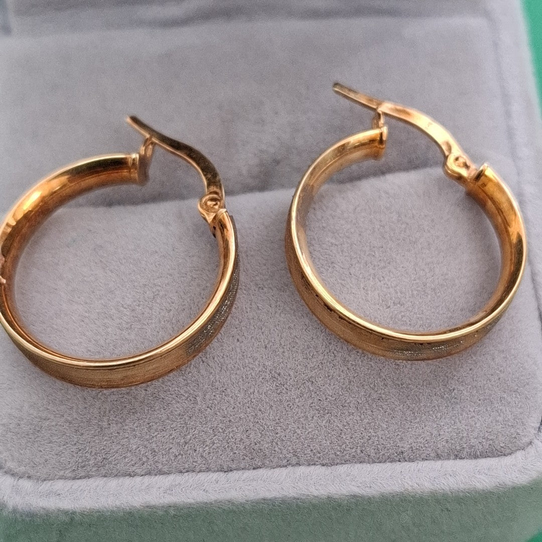 ARETES PAR ORO 14 K 2,00 GRMS (SEMINUEVO)