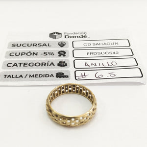 ANILLITO ORO 14 K 1.4 GRMS (SEMINUEVO)