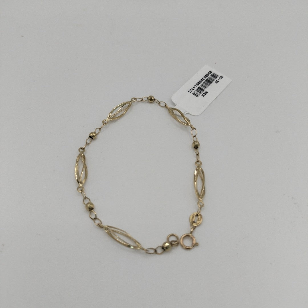 PULSERA ESPECIAL 14K 18 CM 2 GR (NUEVO)