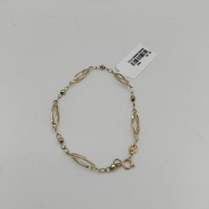 PULSERA ESPECIAL 14K 18 CM 2 GR (NUEVO)