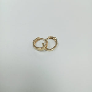 ARETES ARRACADAS C CIRCONIAS 10K 2.7 GR (NUEVO)
