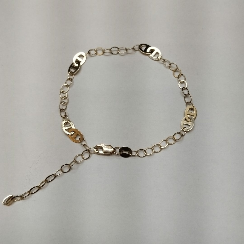 PULSERA ESPECIAL 14K 21 CM 1.9 GR (NUEVO)