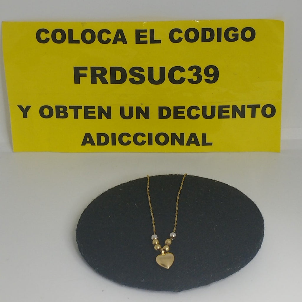 COLLAR ORO 14 K 1.6 GRMS (SEMINUEVO)