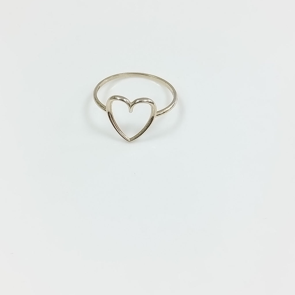 ANILLOS ANILLITO FIG CORAZON 10K TALLA 7 0.8 GR (NUEVO)