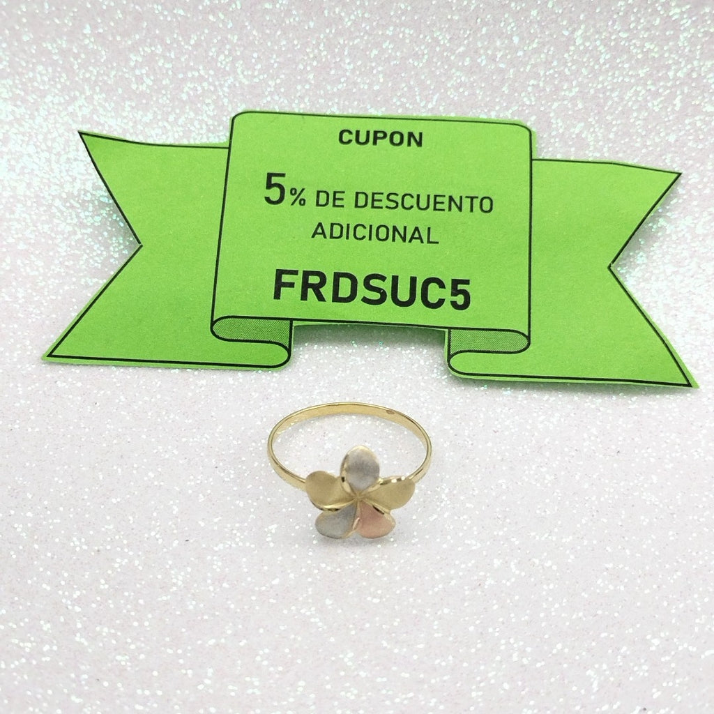 ANILLITO ORO COMBINADO 14 K 1,20 GRMS (SEMINUEVO)